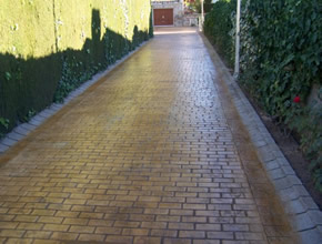 hormigon impreso de calidad